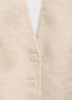 Linen Suit Waistcoat