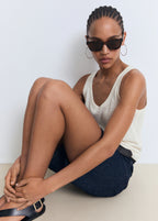 Linen Top With Sleeves