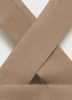 Linen Blend Cross Back Top