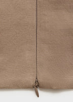 Linen Blend Cross Back Top