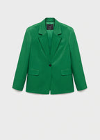 Linen Blend Suit Jacket