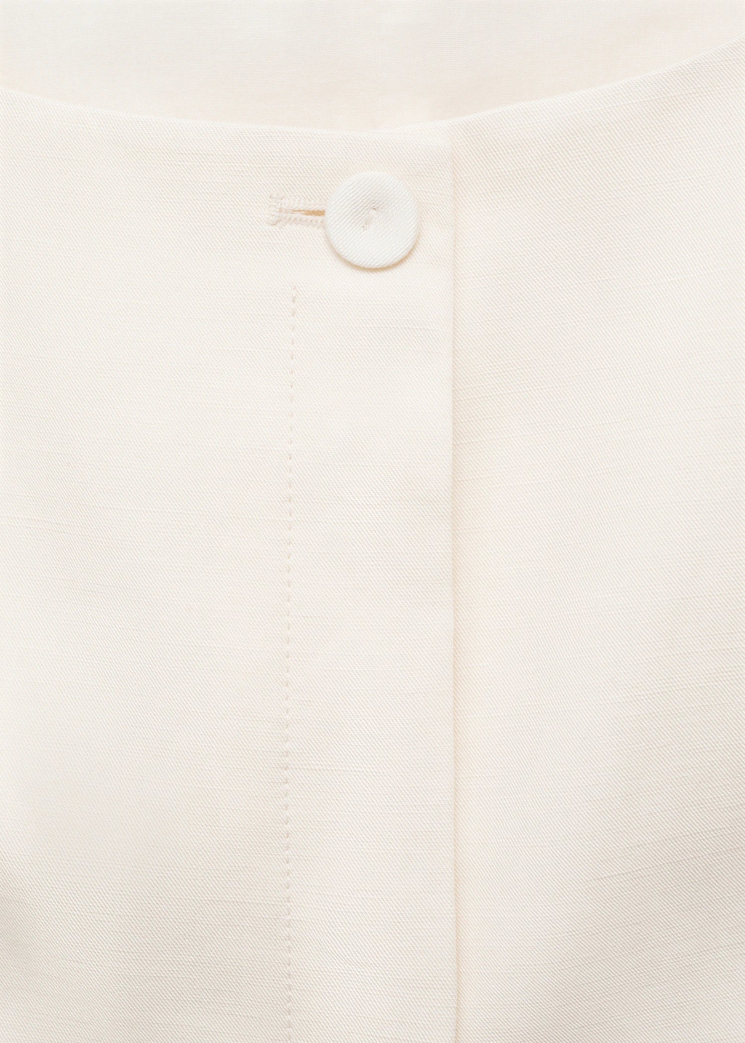 Linen Blend Suit Waistcoat