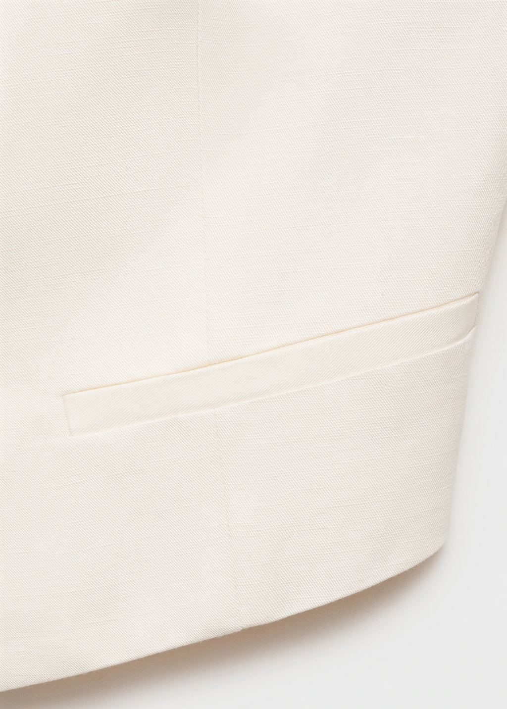 Linen Blend Suit Waistcoat