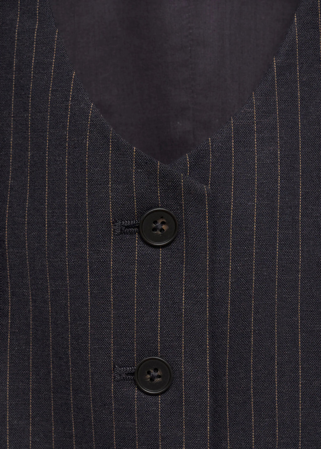 Linen Blend Suit Waistcoat