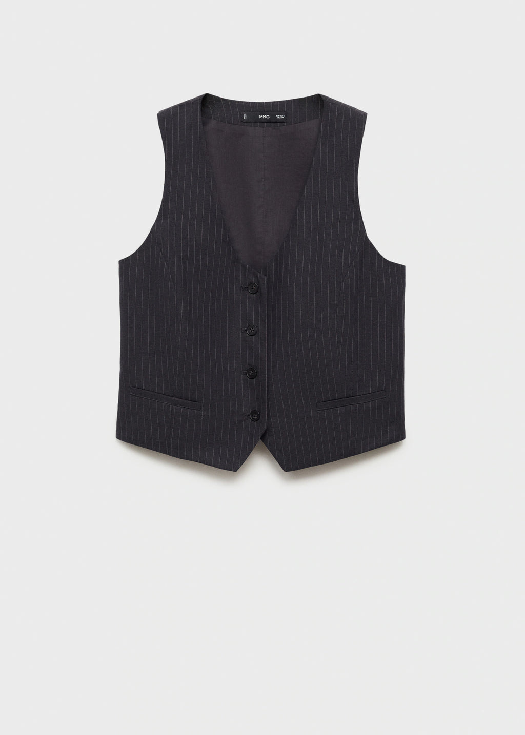 Linen Blend Suit Waistcoat