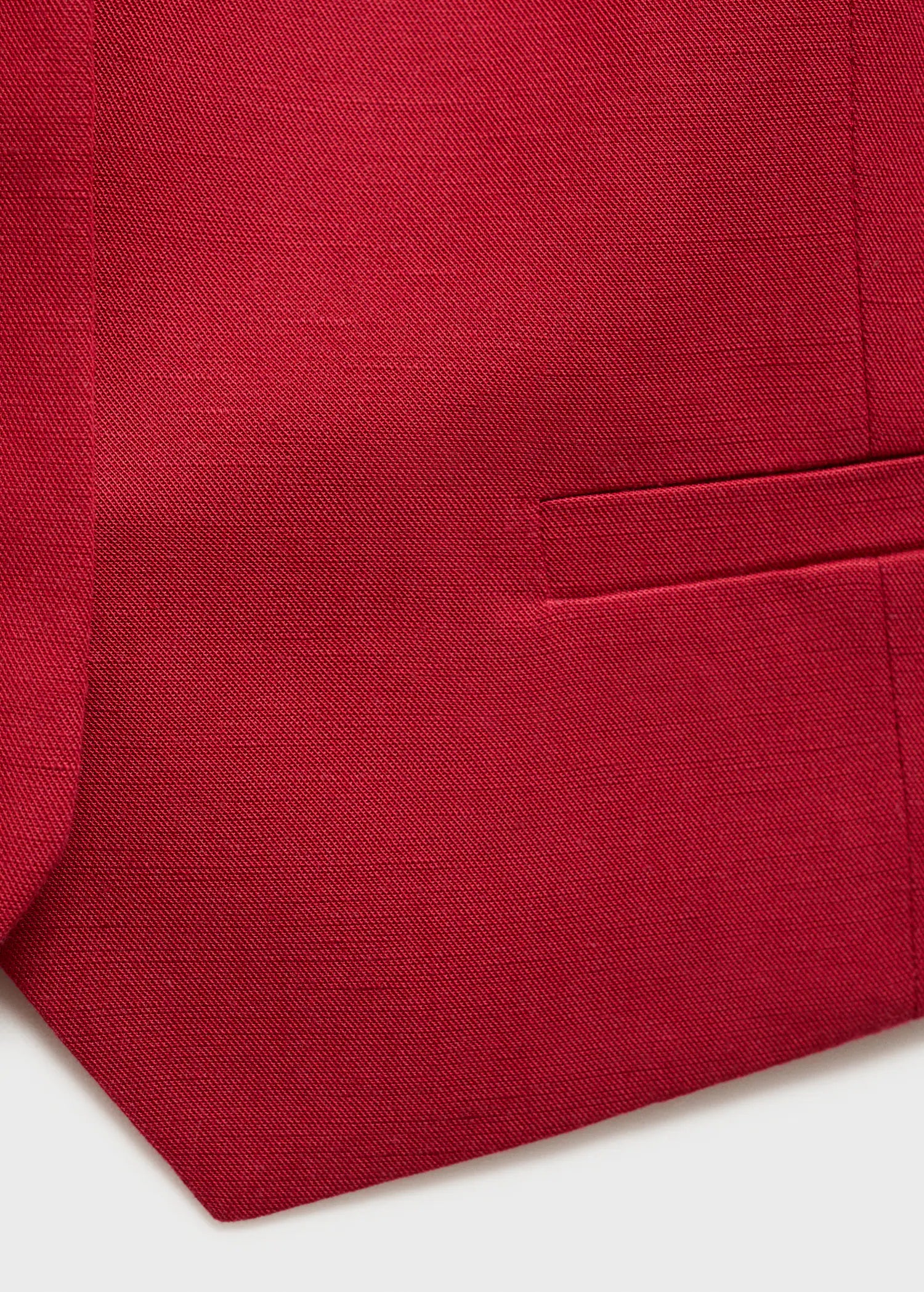 Linen Blend Suit Waistcoat