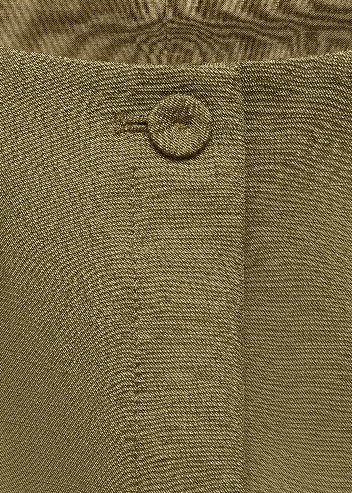Linen Blend Suit Waistcoat