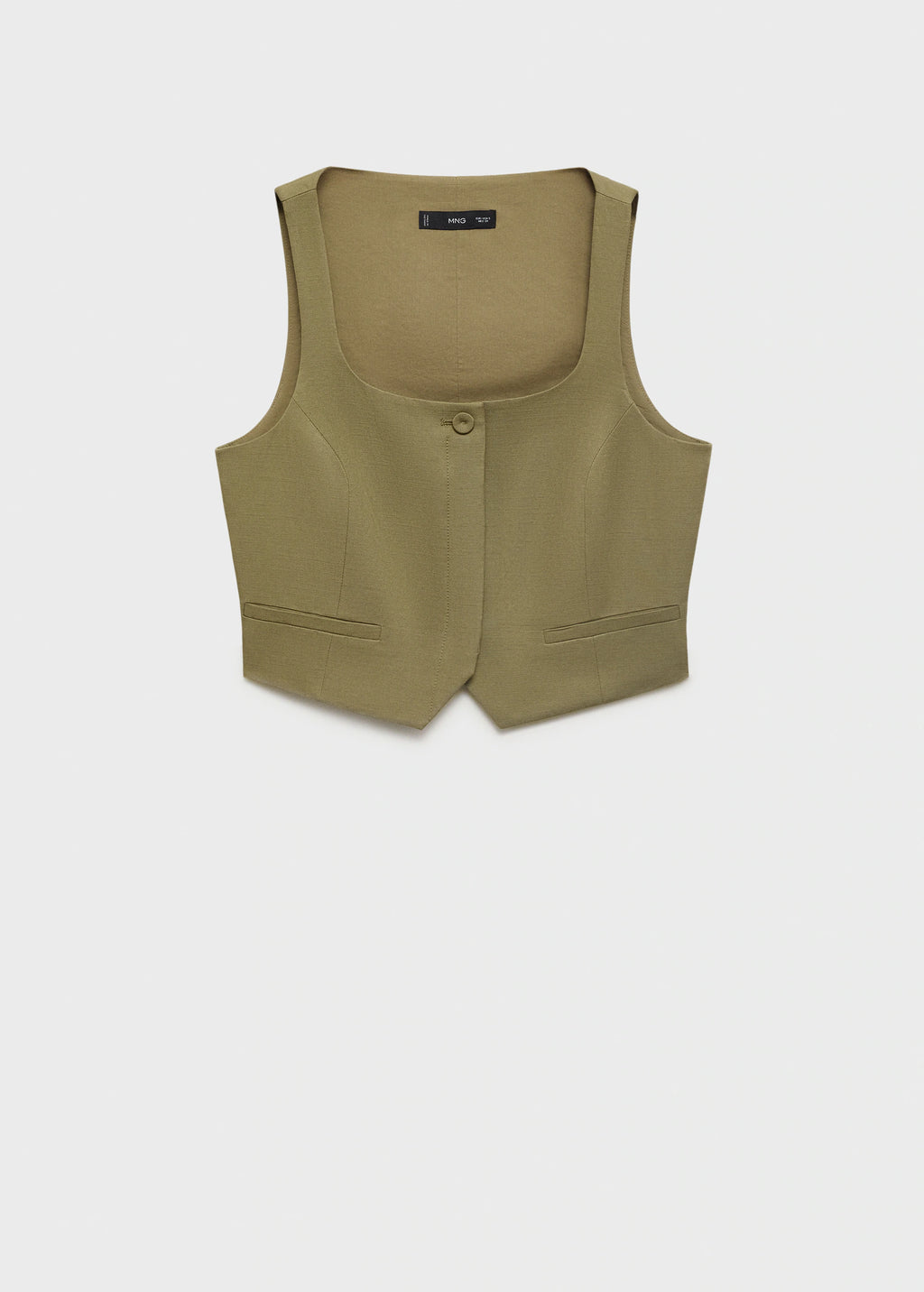 Linen Blend Suit Waistcoat