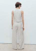 Linen Blend Suit Waistcoat