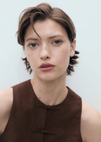 Linen Blend Suit Waistcoat