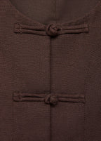 Linen Blend Suit Waistcoat