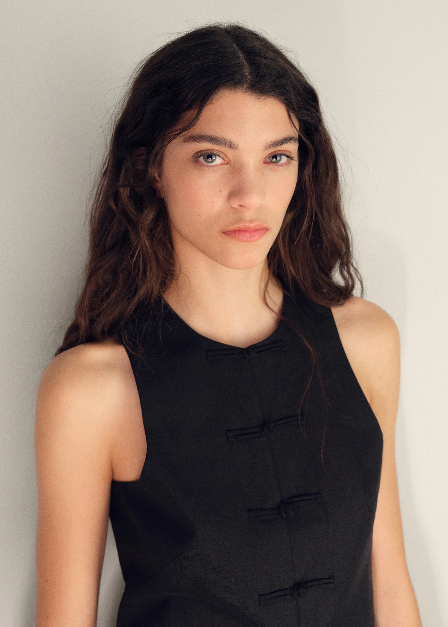 Linen Blend Suit Waistcoat