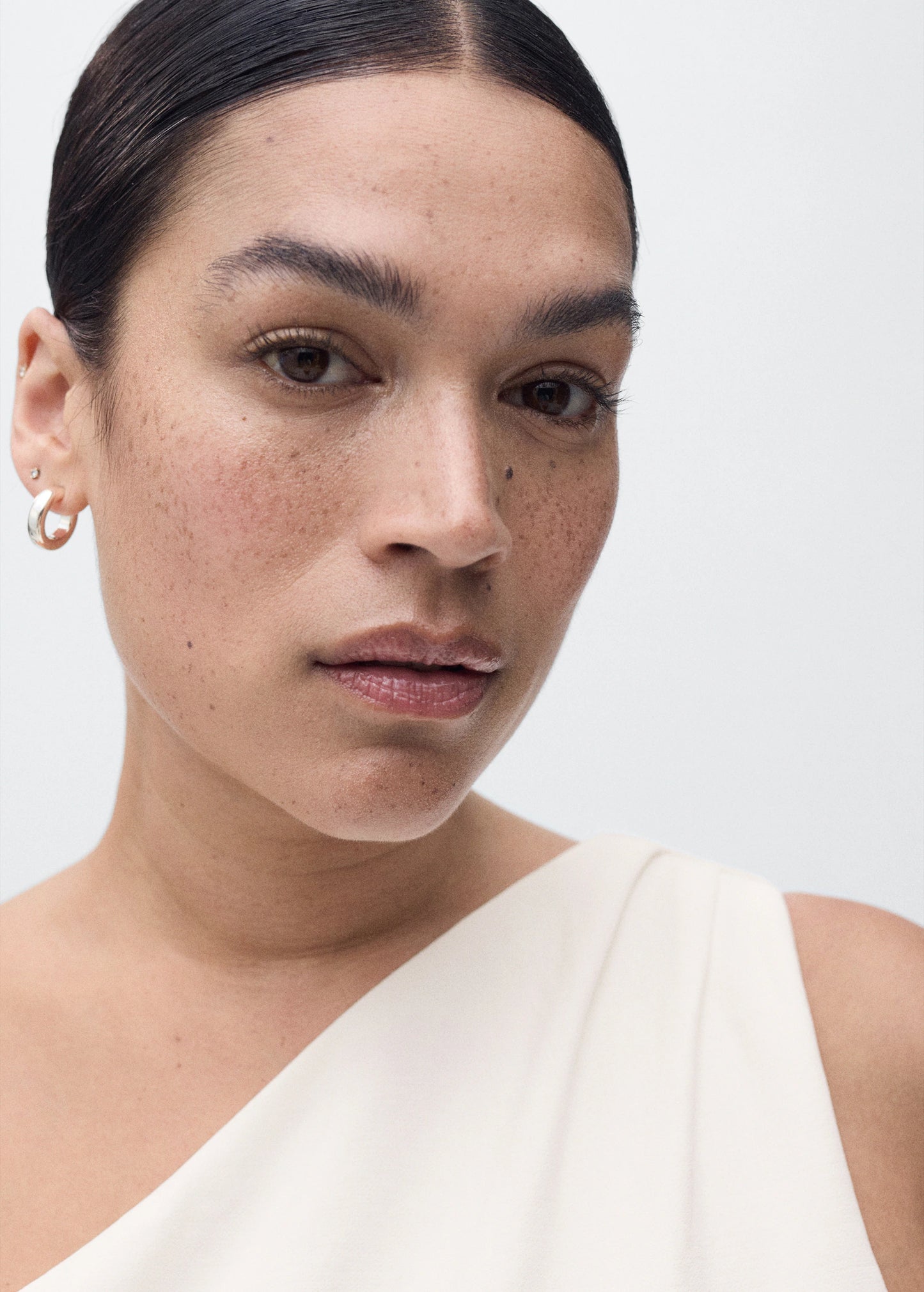 Long Asymmetrical Draped Jumpsuit