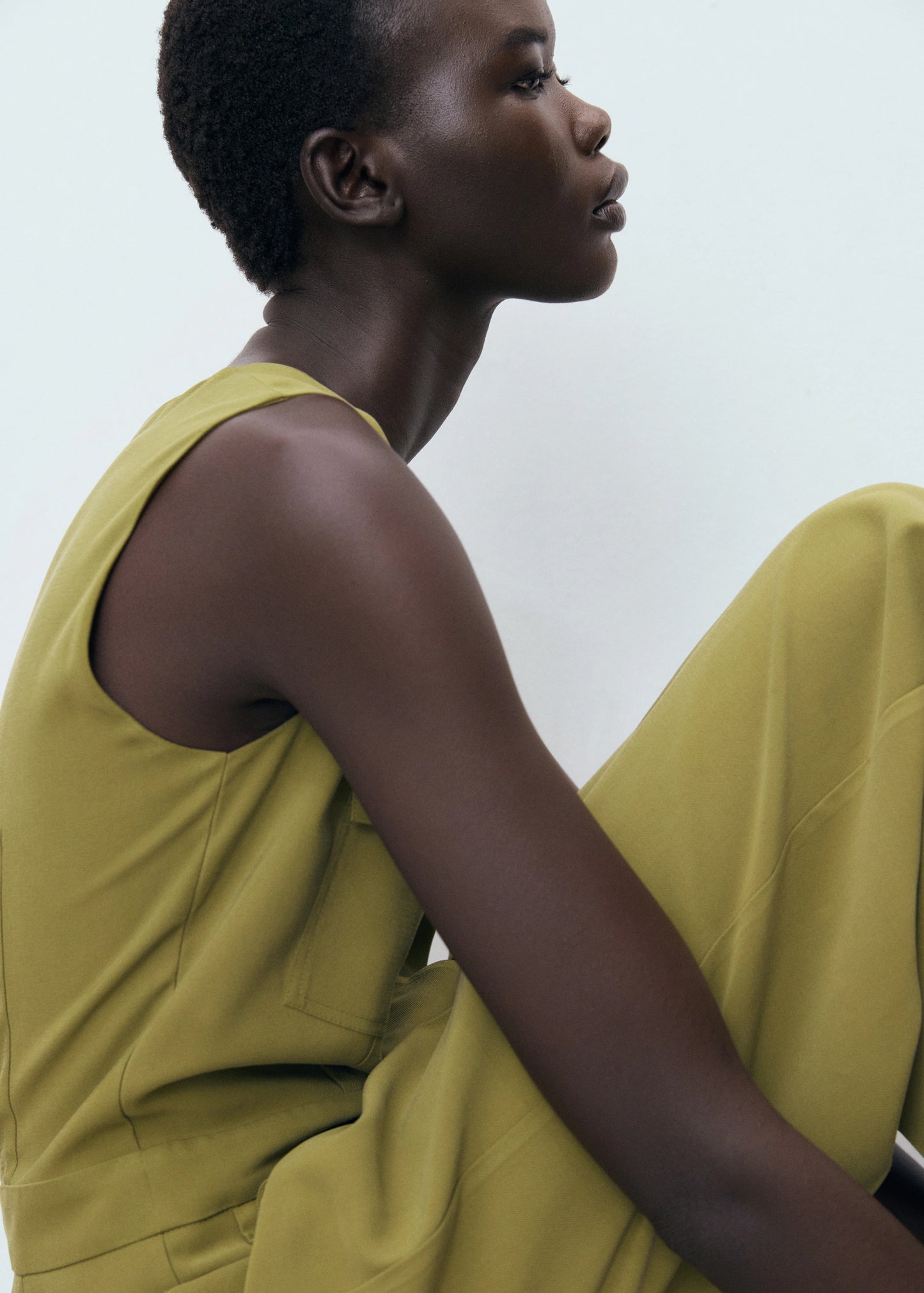 Long Chest Pocket Jumpsuit