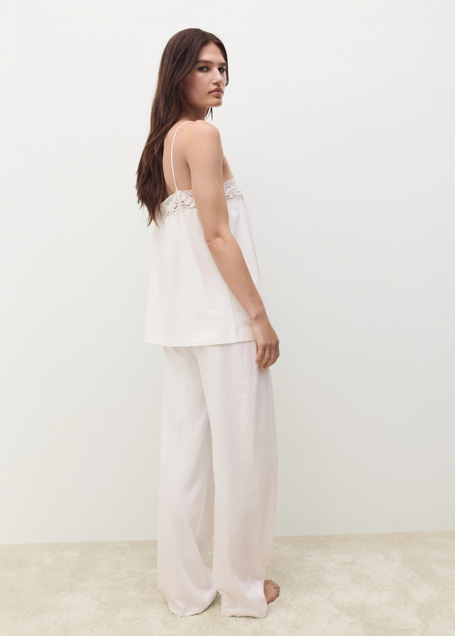 Long Cotton Pyjama Trousers