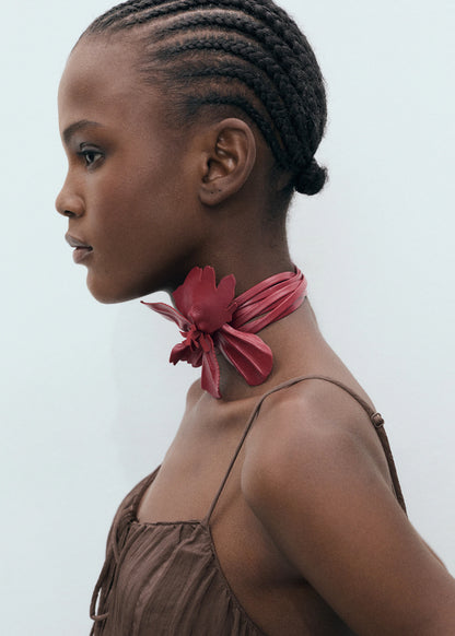 Long Creased Effect Dress