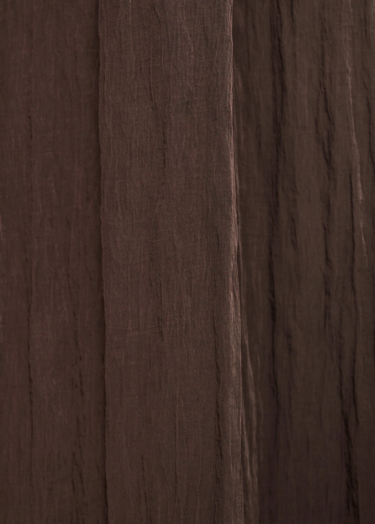 Long Creased Effect Dress