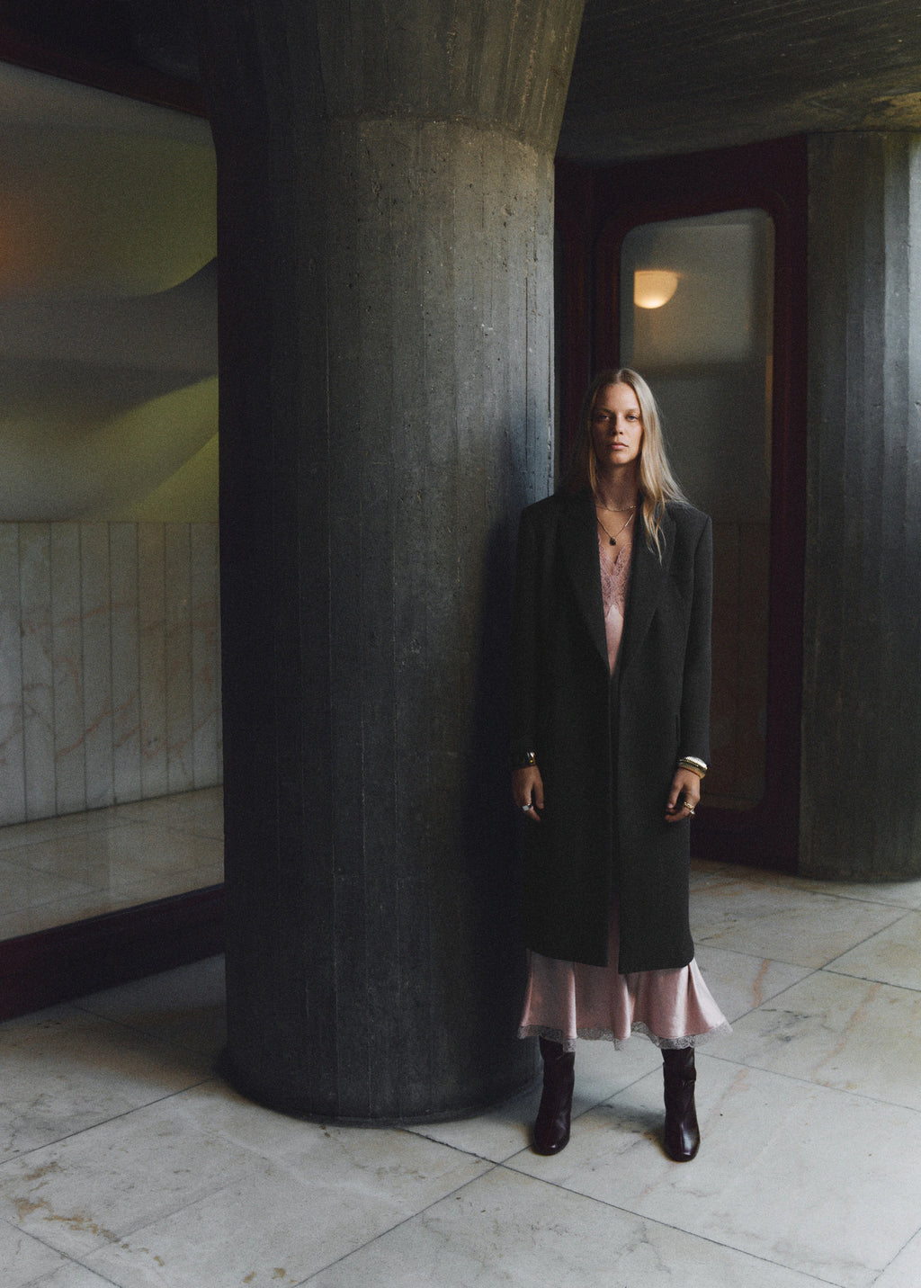 Long Double Breasted Coat