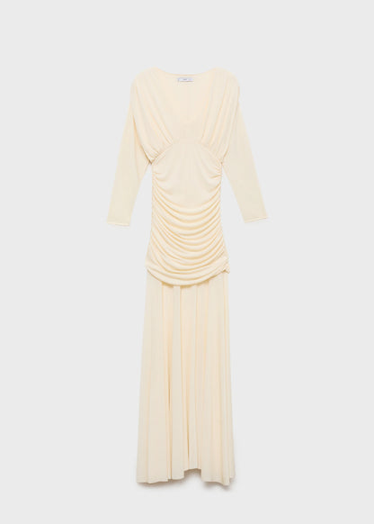 Long Draped Dress