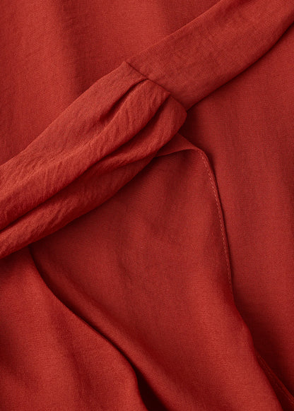 Long Dress With Bow Neck