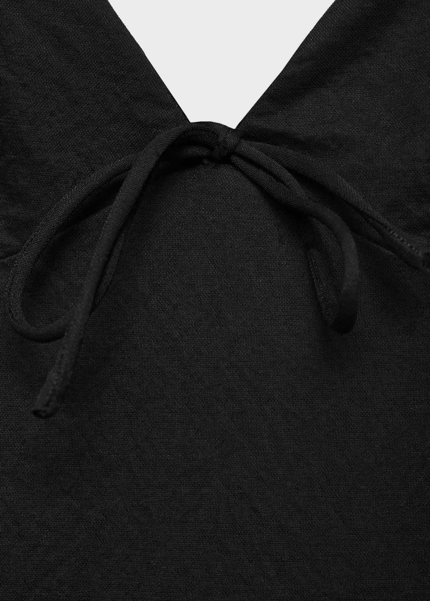 Long Dress With Bow Neckline