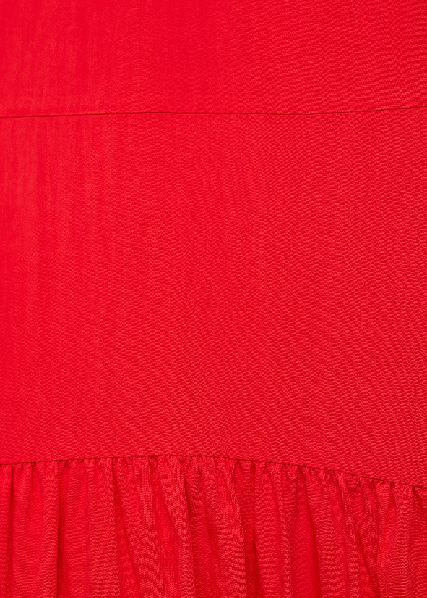 Long Dress With Gathered Hem