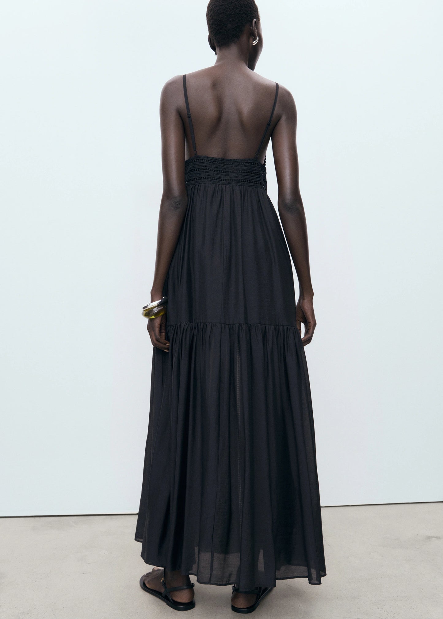 Long Dress With Lace Details