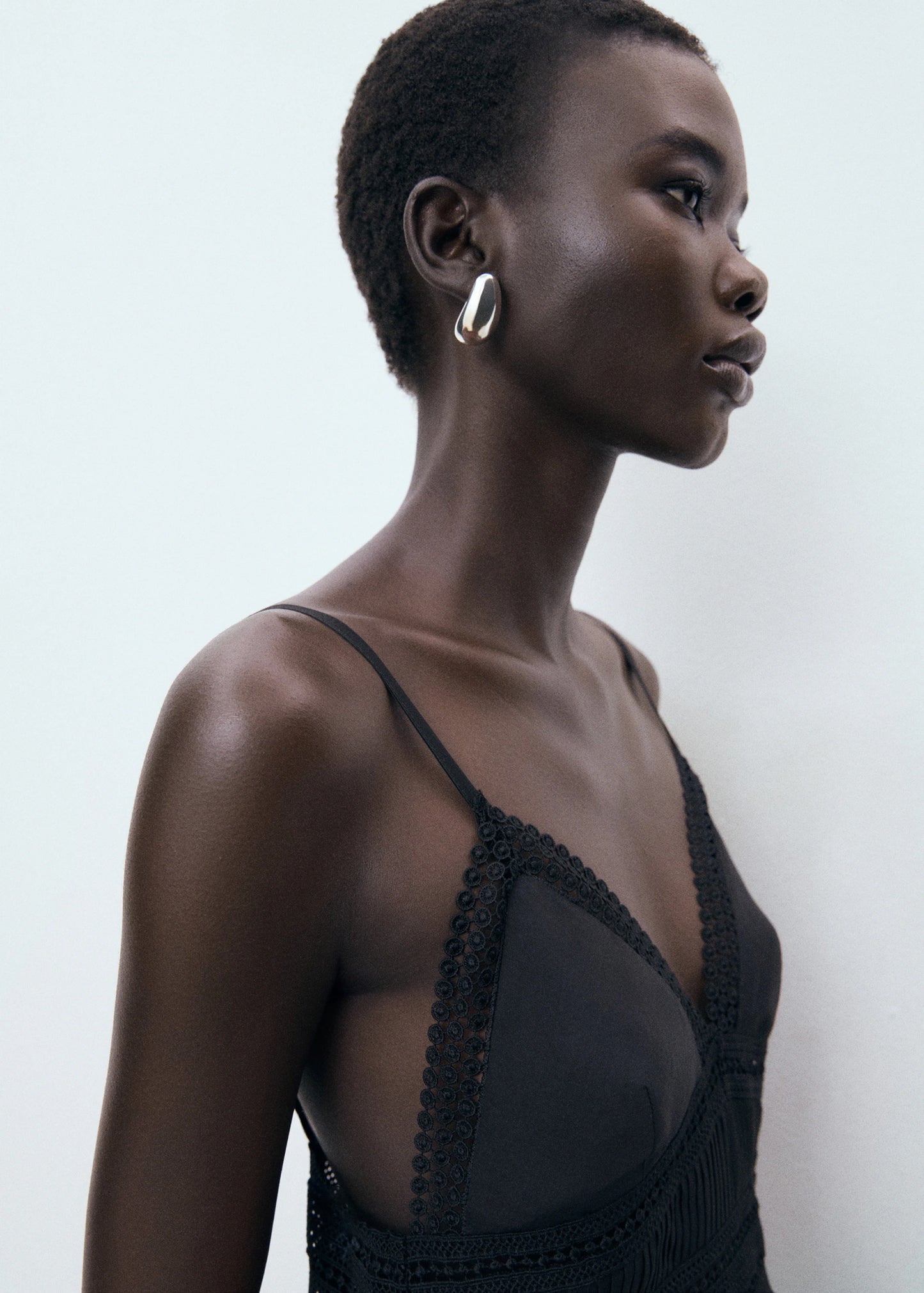 Long Dress With Lace Details