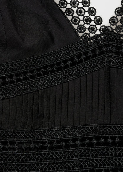 Long Dress With Lace Details