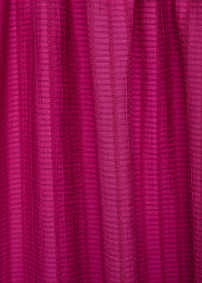 Long Dress With Ruffle Neckline