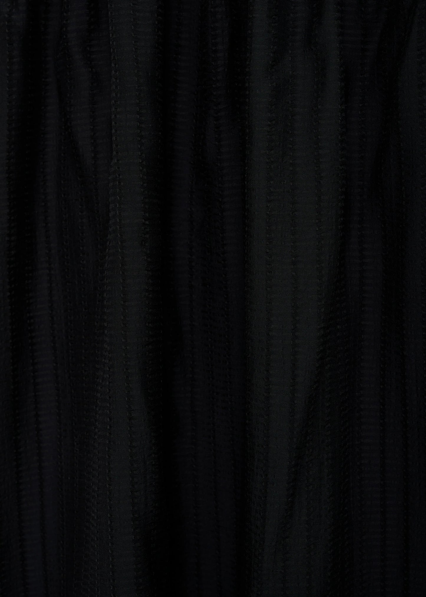 Long Dress With Ruffle Neckline