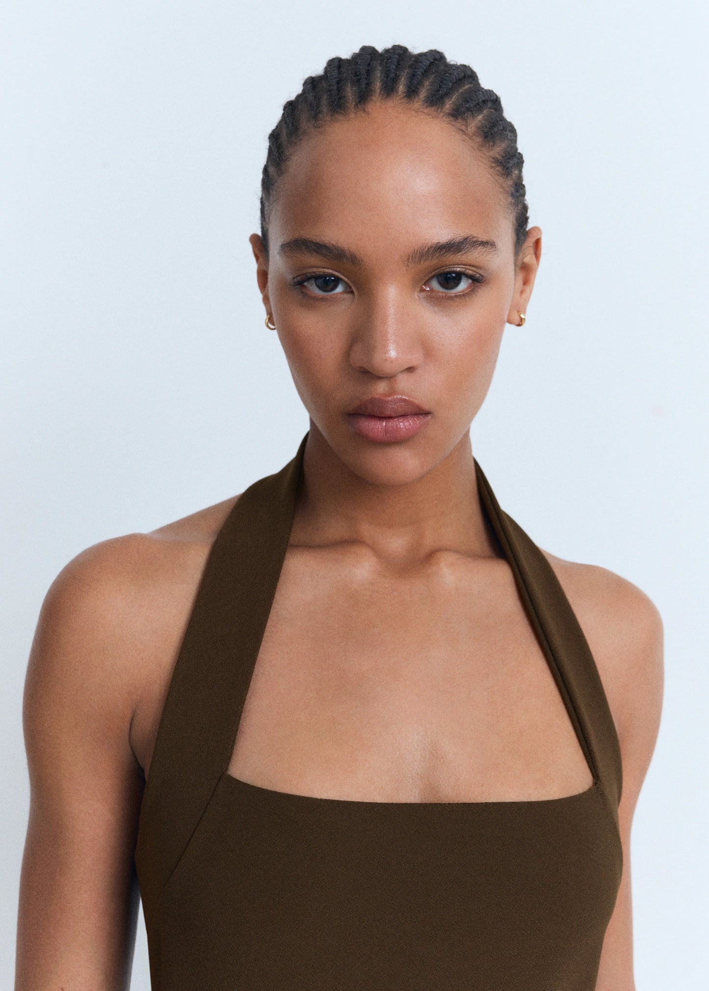 Long Halter Neck Dress