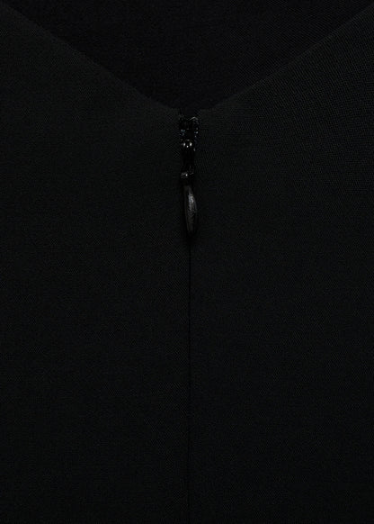 Long Jumpsuit With Asymmetrical Neck