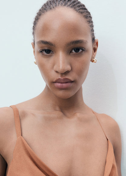 Long Jumpsuit With Draped Neckline