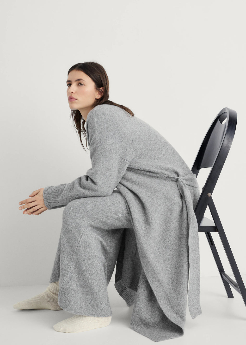 Long Knitted Cardigan