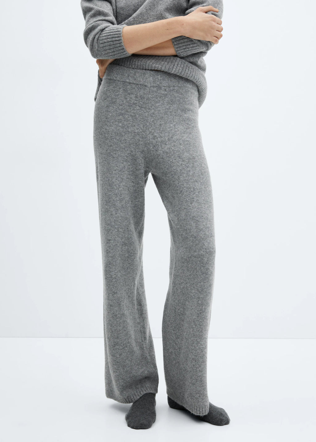 Long Knitted Trousers