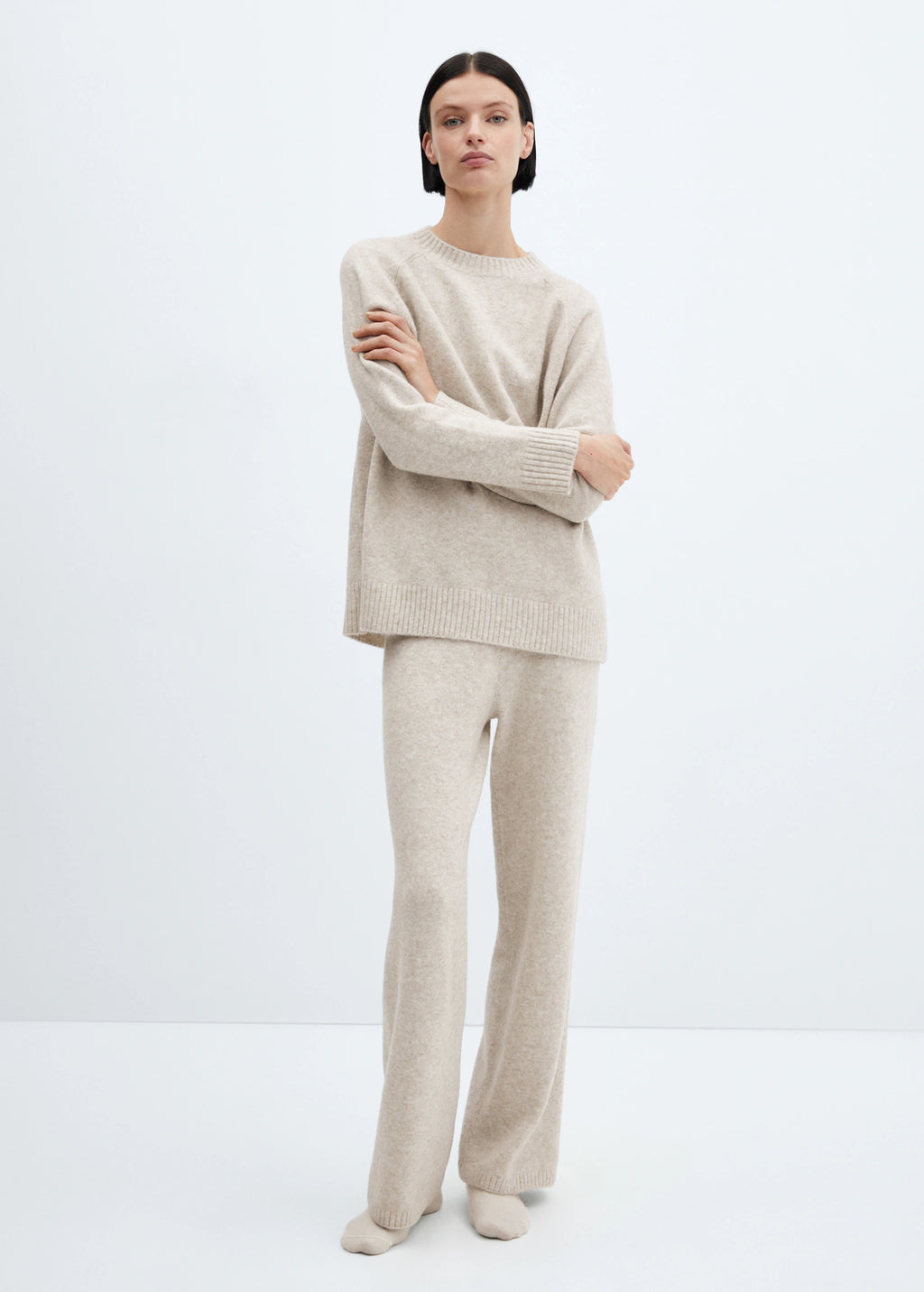 Long Knitted Trousers