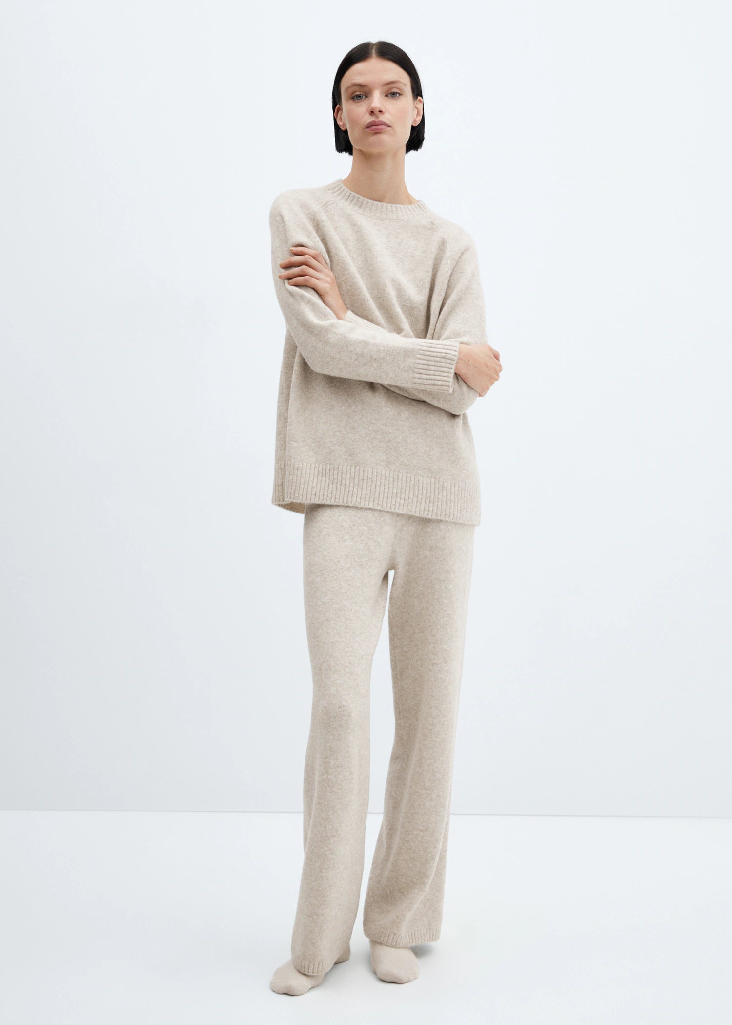 Long Knitted Trousers