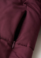 Long Padded Anorak With Hood