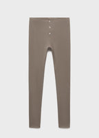 Long Rib Knit Trousers