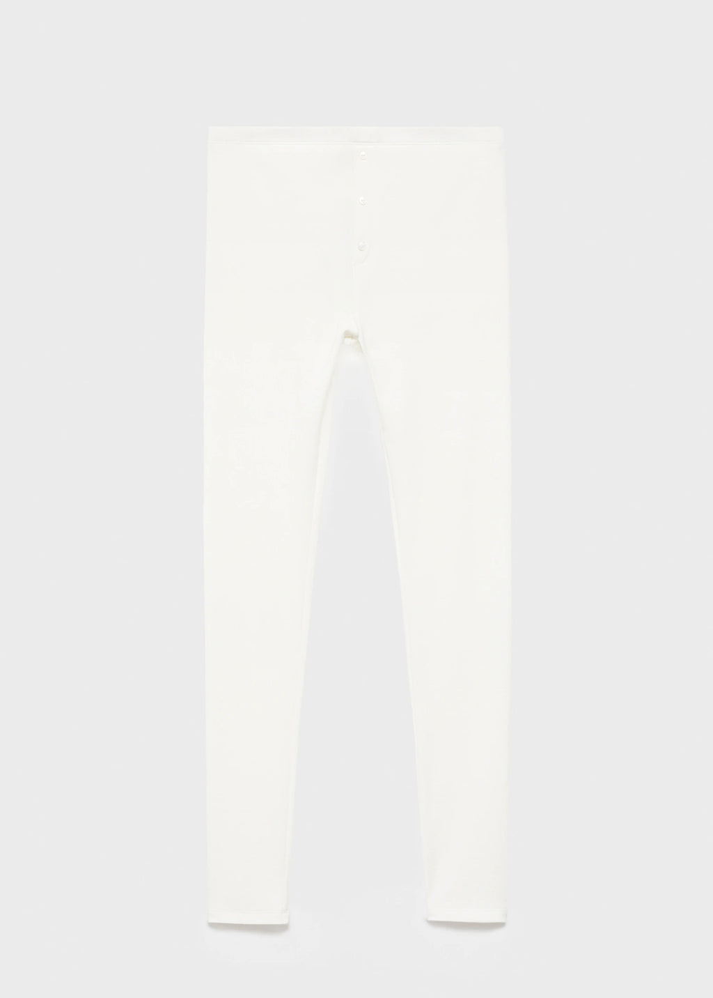 Long Rib Knit Trousers