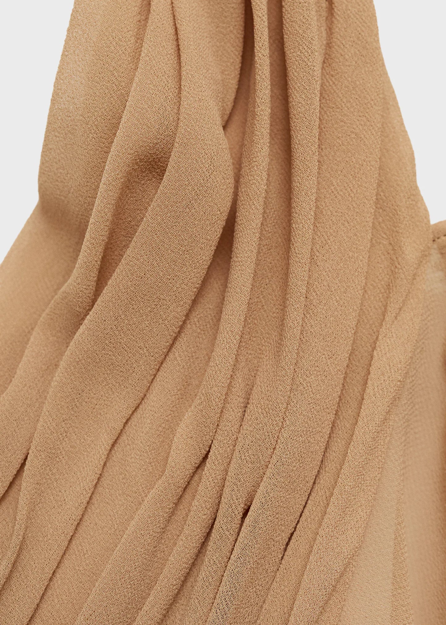 Long Semi Transparent Dress With Crossed Neckline