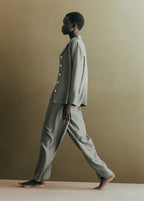 Long Silk Trousers
