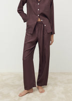 Long Silk Trousers