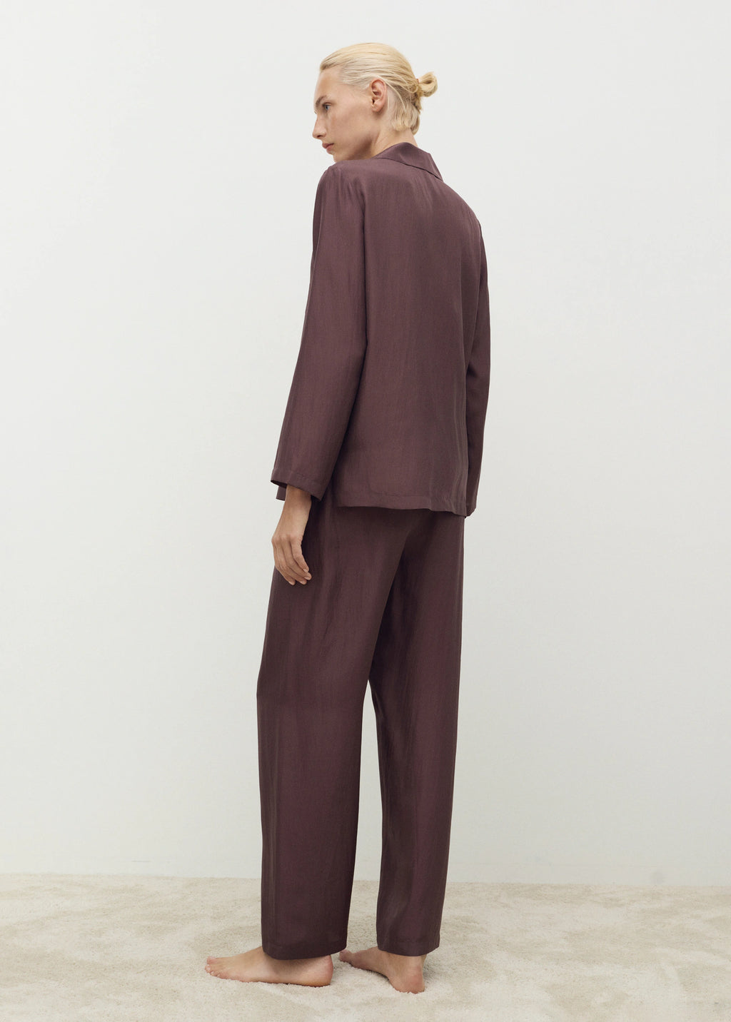 Long Silk Trousers