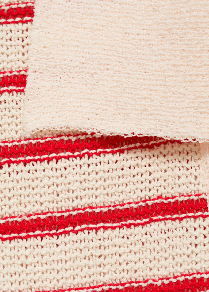 Long Striped Knitted Dress