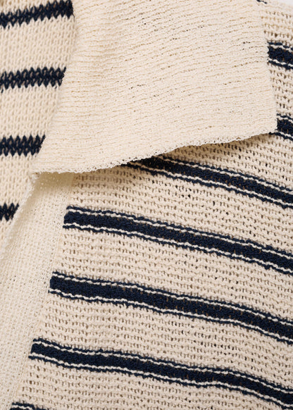 Long Striped Knitted Dress