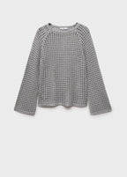 Long Sleeved Crochet Sweater