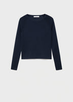 Long Sleeved Fine Knit Sweater