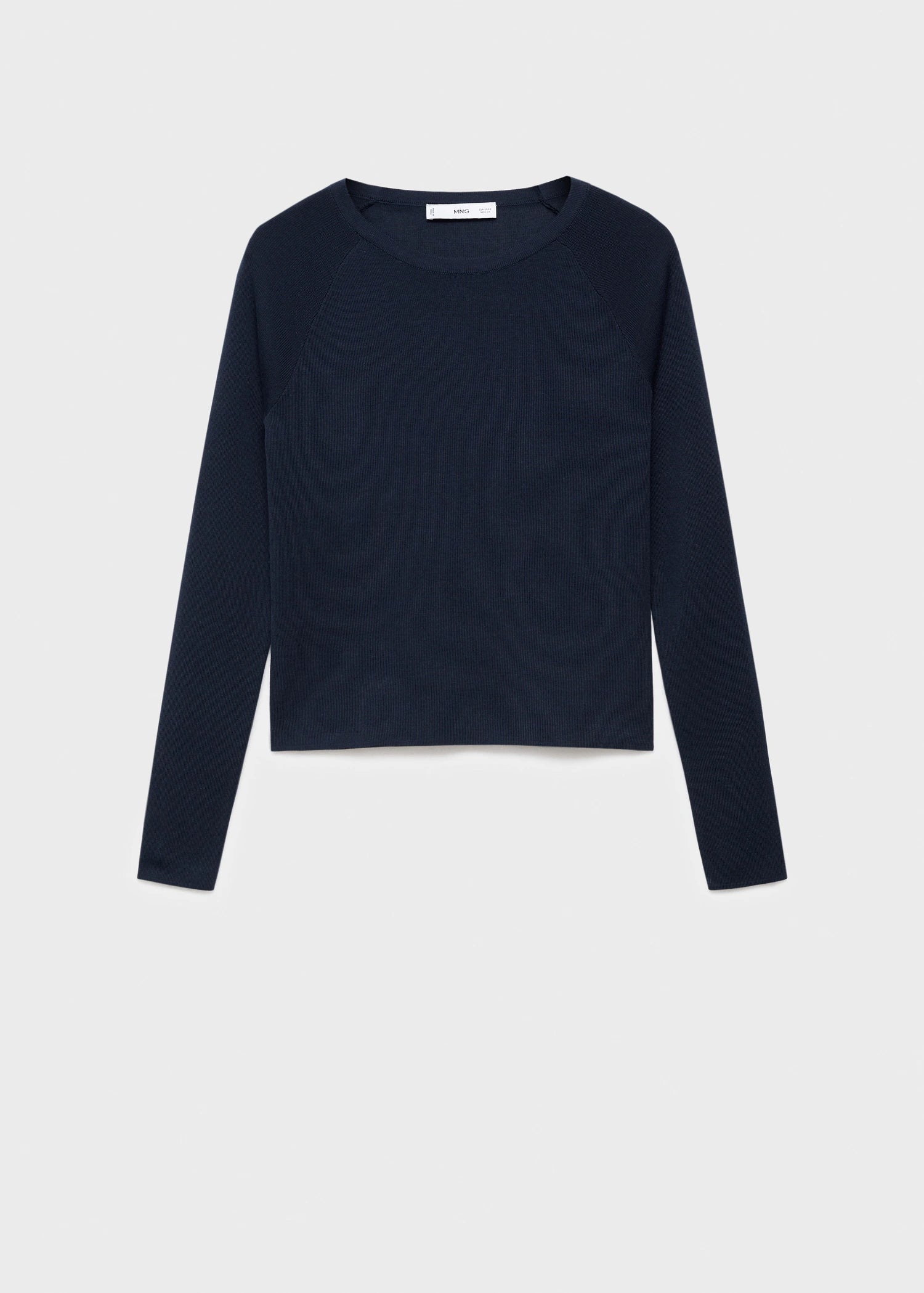 Long Sleeved Fine Knit Sweater